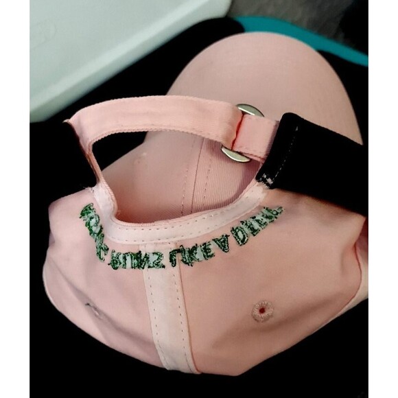 John Deere Pink Ladies Baseball Hat Embroidered Adjustable Pink Hat Cap - Picture 2 of 6